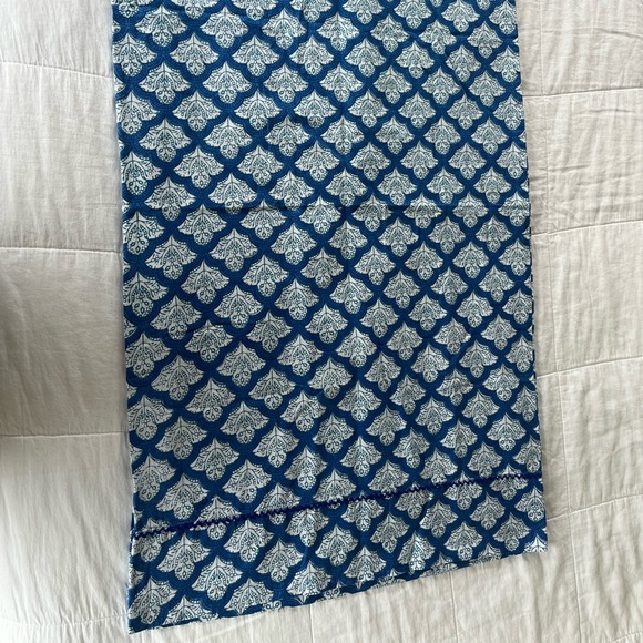 Roller Rabbit Jemina pattern w signature hand-block floral king Pillow sham - Picture 7 of 9